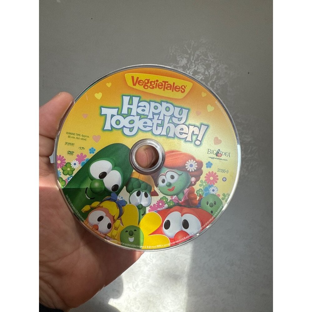 Big Ideas VeggieTales Happy Together Childrens Movie DVD Only  NO CASE
